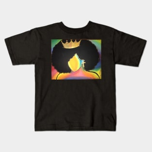 Queen (black, rainbow, God-fearing) Kids T-Shirt